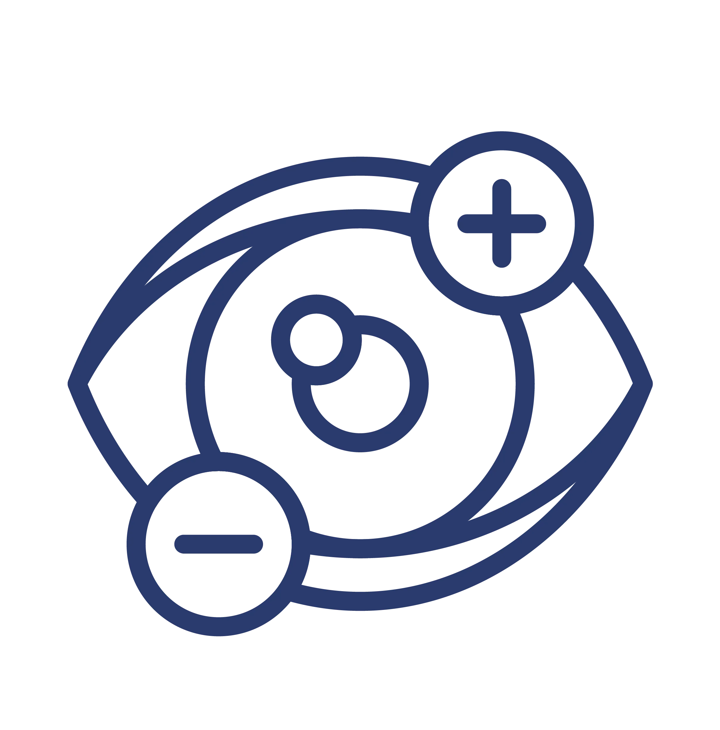 Medical retina and macular degeneration icon