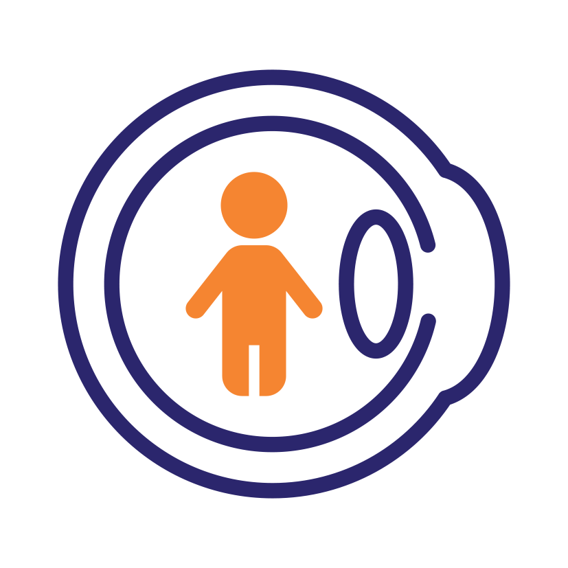 Pediatric ophthalmology and strabismus icon