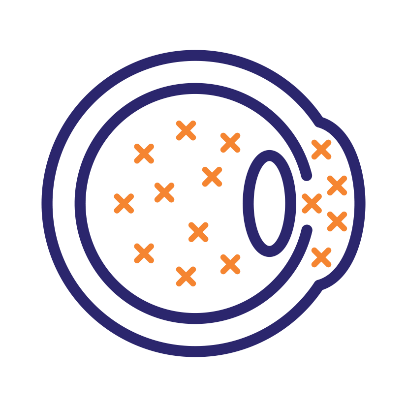 Uveitis and ocular inflammation icon